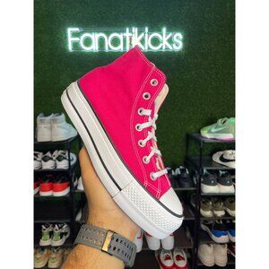 Converse Chuck Taylor Platform Womens Size 7.5 Shoes Pink White Sneaker A08288F